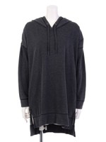 Lived In Fleece Long PO/BLK