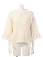 【DUO】 フリンジドルマンKT/オフホワイト