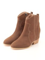 ★インヒールショートブーツ/ブラック