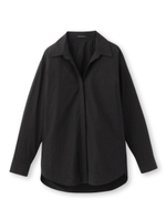 コットンタイプライターシャツ/ブラック(019)