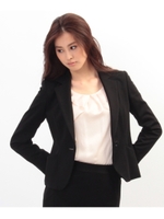 ポンチストレッチジャケット/チャコールグレー(014)