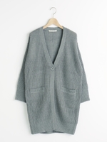 アゼロングニットカーディガン/キャメル