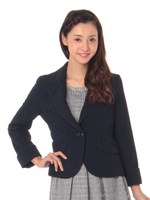 長袖リップルパイピングジャケット/コイアオ