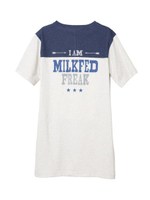 BI COLOR FOOTBALL TEE DRESS FREAK/BLUE