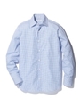 「ALBINI」セミワイドカラーシャツ/ブルー(193)