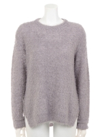 【BED&BREAKFAST】Mall Boucle Long Crew-neck/GRAY