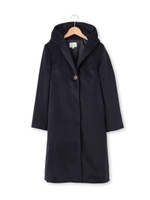 ソフトシャギーフーデッドコート/オフホワイト(003)