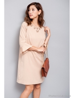 ビジューワンピ/ブラック