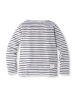 ピッチ変えパネルボーダーカットソー/ライトグレー(311)