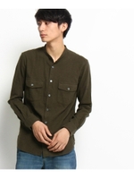 起毛ビンテージツイルシャツ/オフホワイト(003)