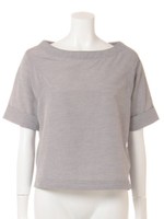 編み上げブラウス/サックス