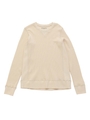 ORGANIC COTTON WAFFLE SWEAT/アッシュ