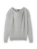 [S]ボートネックドルマンニット/ホワイト(002)