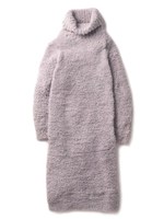 moco moco’ジェラート’タートルネックロングドレス/NVY