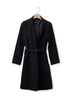 ブランケットシャギーコート/ネイビー(093)