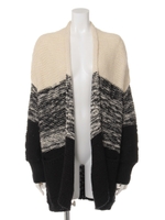 ブロッキングガウン/キャメル