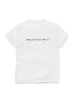 ルーズメッセージTシャツ/GRY