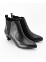 レザーサイドゴアブーツ/ブラック(019)