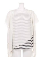 裾2WAYレイヤードBL/オフホワイト