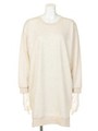【LATINA】スウェットチュニックTOP/WH