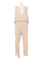 カシュクールコンビネゾン/ベージュ