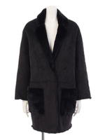 フェイクムートンリバーシブルCT/ブラック