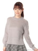 モヘア混畦Ｐ／Ｏ/ホワイト