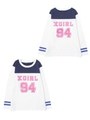 L/S FOOTBALL TEE(4T〜7T)/アッシュ
