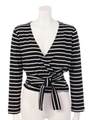 【BED&BREAKFAST】Single Stripe BK Cache coeur/BLACKmix