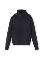 タートルネックドロップショルダーニット/ライトグレー(911)