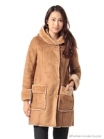 フェイクムートン/ベージュ