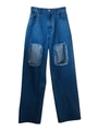squarecut boys denimpants/sax