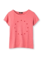 シルクノイル天竺Tシャツ/ピンク(072)