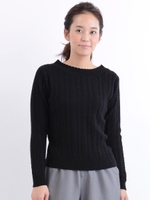 スカラップ襟プルオーバー/L／グレー