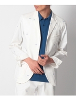 ユニオンジャック刺しゅうジャケット/ホワイト(001)