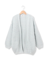 ローゲージ変形ニットカーディガン/キャメル(041)