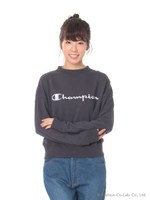 Champion ロゴクルーネックプルオーバー/Charcoal Gray