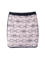 FLAG JQ KNIT SKIRT/NAVY