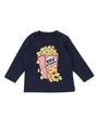 L/S TEE POPCORN(12M〜3T) /ブラック