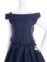 Ladyオフショルダートップス/ネイビー