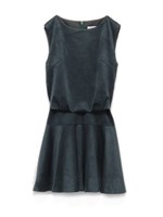 セットアップノースリスウェードワンピース/GRN