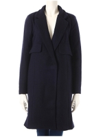 ミディ丈チェスターコート/グレー