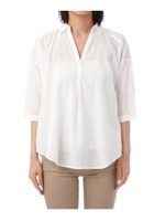 綿レーヨンスキッパーシャツ/ホワイト(003)