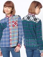 FLANNEL PLAID L/S SHIRT/B