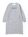 LOOSE FIT SWEAT DRESS/アッシュ