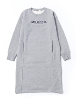 LOOSE FIT SWEAT DRESS/アッシュ