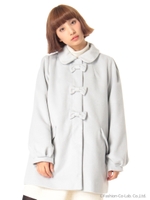 【12/10放送ヒルナンデス！紹介商品】リボンAラインコート/Sax