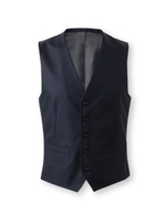 シャイニーヘリンボンドレスベスト/ブラック(019)