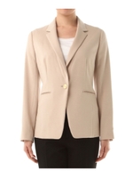 ジャージテーラードシングルジャケット/ベージュ系(052)