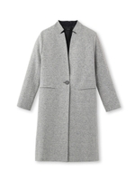 ツイードブークレーコート/ネイビー(493)